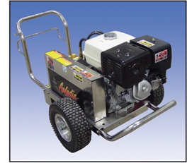 Aaladin cold water portable pressure washer belt drive