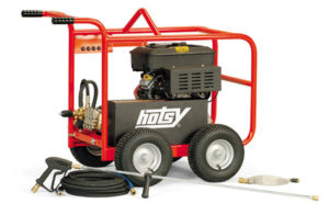Hotsy cold water portable pressure washer belt drive