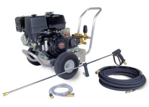 Hotsy cold water gas engine portable pressure washer