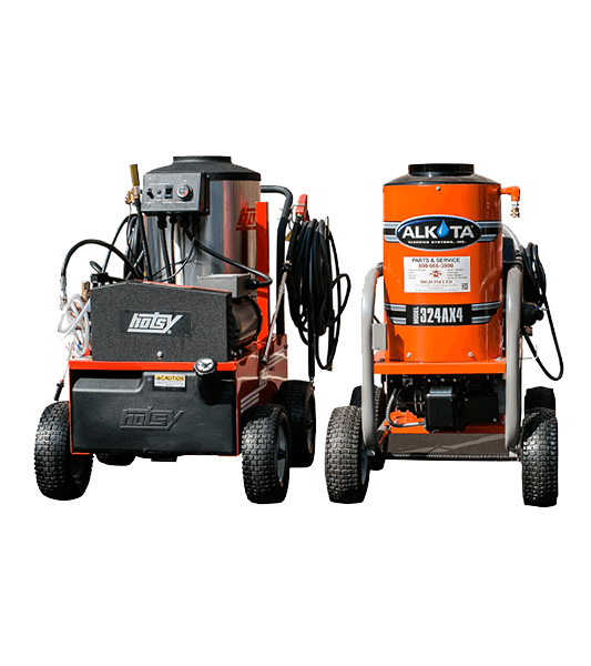 Hotsy, Alkota, Aaladin pressure washers
